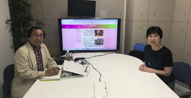 藤田 & 馬場 対談の様子
